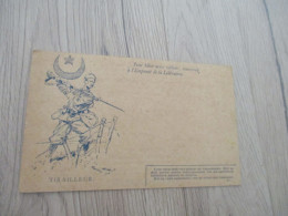 CPFM Carte Postale En Franchise Militaire Guerre 14/18 Vierge Illustrée Tirailleur - Guerre De 1914-18