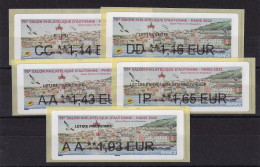 France Timbres De Distributeurs N°1280 - Ensemble De 5 Valeurs - Neuf ** Sans Charnière - TB - 2010-... Geïllustreerde Frankeervignetten