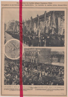 Dessau - Begrafenis Piloot Bölcke Aviateur, Funérailles - Orig. Knipsel Coupure Tijdschrift Magazine - 1916 - 1914-18