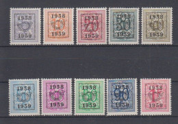 BELGIË - OBP - 1958 - PRE 676/85 (51 Type E) - MNH** - Typos 1951-80 (Chiffre Sur Lion)