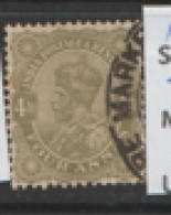 India  1926 SG  211  4a.  Sage Green     Fine Used - 1911-35 Koning George V