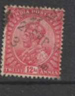 India  1926 SG  213  12a.     Fine Used - 1911-35 Roi Georges V