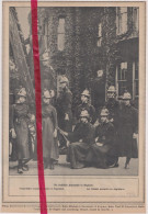 Vrouwen Bij De Brandweer Des Femmes Pompiers En Angleterre - Orig. Knipsel Coupure Tijdschrift Magazine - 1916 - Bomberos