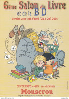 LAUDEC : Flyer Salon De MOUSCRON 2001 - Andere & Zonder Classificatie