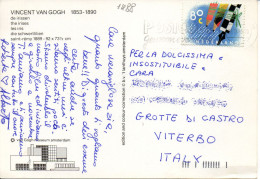 Philatelic Postcard With Stamps Sent From HOLLAND To ITALY - Brieven En Documenten