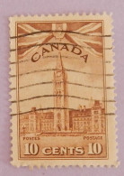 CANADA YT 213 OBLITÉRÉ "LE PARLEMENT" ANNÉES 1943/1948 - Usati