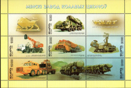 Weißrußland Belarus 1999 - Mi.Nr. 303 - 308 Kleinbogen - Postfrisch MNH - Militaria