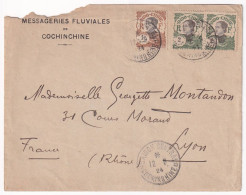 1924 Letter From Indochine To France - Briefe U. Dokumente