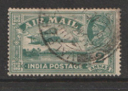 India  1929   SG  220a  2a  Air Mail  Wmk To Left    Fine Used - 1911-35  George V