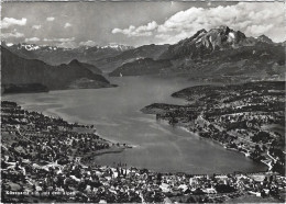 Küssnacht A/R. Mit Den Alpen GF 1955 Selten - Küssnacht