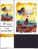 CORBOZ : Duo (carte + Marque Page)  Pour Salon COUSANCE 2019 - Tarjetas Postales