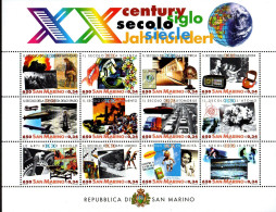 San Marino 2000 - Mi.Nr. 1871 - 1882 Kleinbogen - Postfrisch MNH - Hojas Bloque