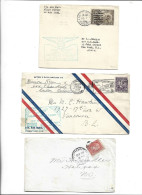 CANADA - POSTAL HISTORY LOT 3 COVERS - AIRMAIL FIRST FLIGHT - Otros & Sin Clasificación