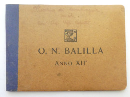 Ruolino Della 4° Centuria   Comitato Di Pavia - Opera Nazionale Balilla ONB - Non Classificati