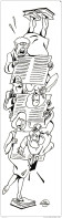 Marque Page Pour FONDATION NEERLANDAISE Illustré Par WILLEM - Segnalibri