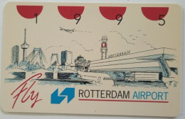 Netherlands 2/12 Guilder Chip Card - Rotterdam Airport - Privat