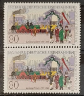 Germany - 1985 - Eisenbahn, Train - 2x Mi. 1264 MNH** - Eisenbahnen