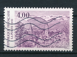 France 1991, YT 2707 (oblitéré), La Vallée Du Munster, Clochers De L'église Catholique Et Protestante - Usados