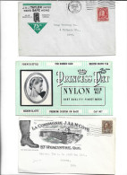 CANADA - POSTAL HISTORY LOT - COMMERCIAL ADVERTISE COVERS - Other & Unclassified