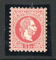 Österreich 1867: Mi.-Nr.  37 I A:    Freimarke Kaiser Franz Joseph   ** - Nuevos