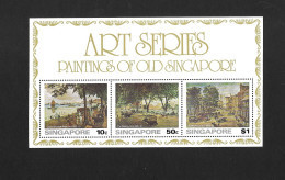 Singapore 1976 MNH Paintings Of Old Singapore MS 282 - Singapore (1959-...)