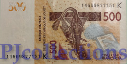 WEST AFRICAN STATES 500 FRANCS 2014 PICK 719Kc UNC - West African States