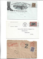 CANADA - POSTAL HISTORY LOT - COMMERCIAL ADVERTISE COVERS POSTAGE DUE - SOUTH AFRICA - Other & Unclassified