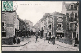 25659 / Peu Commun PONT-CHATEAU Pontchateau Billard GICQUIAUD Pharmacie Attelage Rue Sainte CATHERINE 28.08.1907 - Pontchâteau