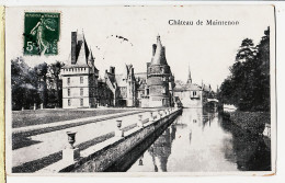 25932 / ⭐ MAINTENON Chateau Eure Loir 08.02.1908 à GIRARD Buffet Gare Saumur Maine Loire - Maintenon