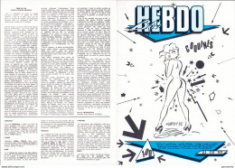 2 Fanzines HEBDO DE LA BD N°100 Et 100bis Avec Hardy Rosinski Jc Denis Guido Gaston Luky Luke Ucciani Garcia - Autre Magazines