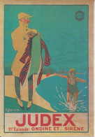 CPM   Affiches De Cinéma  Judex Ondine Et Sirène 1917  Film De Louis Feuillade  Illustrateur D. Stoyanovich - Affiches Sur Carte