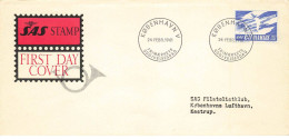DANEMARK #36376 FIRST DAY COVER SAS KOBENHAVN 1961 - Briefe U. Dokumente