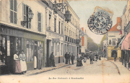 78-RAMBOUILLET- LA RUE NATIONALE A RAMBOUILLET - Rambouillet