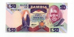 Zambia - 50 Kwacha (1986 - 1988 - Zambie