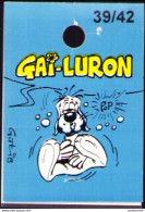 GOTLIB : Carton Support CHAUSSETTES GAI LURON - Other & Unclassified