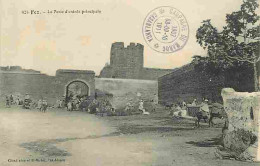 Maroc - Fez-Djedid - La Porte D'entrée Principale - Animée - CPA - Voir Scans Recto-Verso - Fez (Fès)