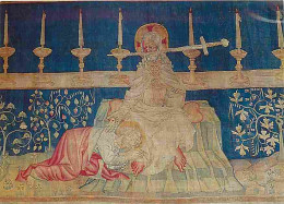 Tapisserie Religieuse - Château D'Angers - Tapisserie De L'Apocalypse - Saint Jean Et Le Fils De L'Homme - CPM - Voir Sc - Quadri, Vetrate E Statue