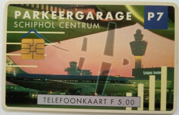 Netherlands F5.00 Chip Card - Parkeergarage P7 Sdhiphol Centrum - Privadas