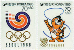 727854 HINGED COREA DEL SUR 1985 24 JUEGOS OLIMPICOS VERANO SEUL 1988 - Corée Du Sud