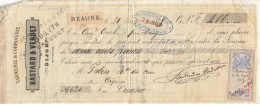 TIMBRE FISCAL N°184A 20C SURCHARGE TANNERIE CORROIERIE BASTARD VERDET DIJON BEAUNE DPT 21 - Other & Unclassified