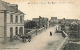 Pont Réan * Le Pont Et La Route De Rennes * Auberge Attelage * Environs De Rennes - Autres & Non Classés