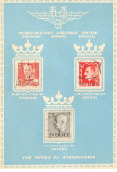 NORVEGE DANEMARK SUEDE #36407 COMPAGNIE AVIATION SCANDINAVIAN AIRLINES THE KINGS LES ROIS - Noruega