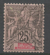 ST Marie De Madagascar N° 8 OBL / Used - Oblitérés