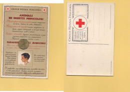 P3574 CROCE ROSSA ITALIANA III SERIE ANIMALI ED INSETTI PERICOLOSI ANNI '30 - Red Cross