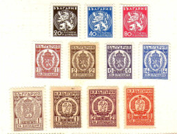 Bulgarie - (1933-47) - Timbres-taxe - Armoiries _ Neufs* - MLH - Timbres-taxe