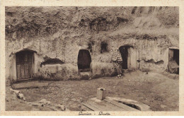 LIBYE #MK42222 GARIAN GROTTE + CACHET TIMBRE COLONIE ITALIA LIBIA - Libya