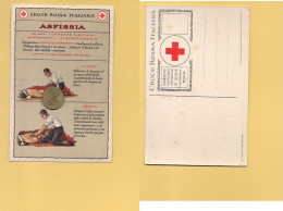 P3575 CROCE ROSSA ITALIANA III SERIE Asfissia Anni '30 - Red Cross