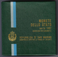 San Marino Divisionale 1982 In Confezione Ufficiale Fdc - Saint-Marin