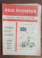 Aux écoutes Du Monde N°1943_ Du 13 Octobre 1961_Optimiste,L' Elysée S'impatiente_ L'étrange Dialogue Paris-Madrid - Desde 1950