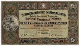 Svizzera - Banca Nazionale Svizzera - 5 Franchi 1949 "Guglielmo Tell" - Svizzera